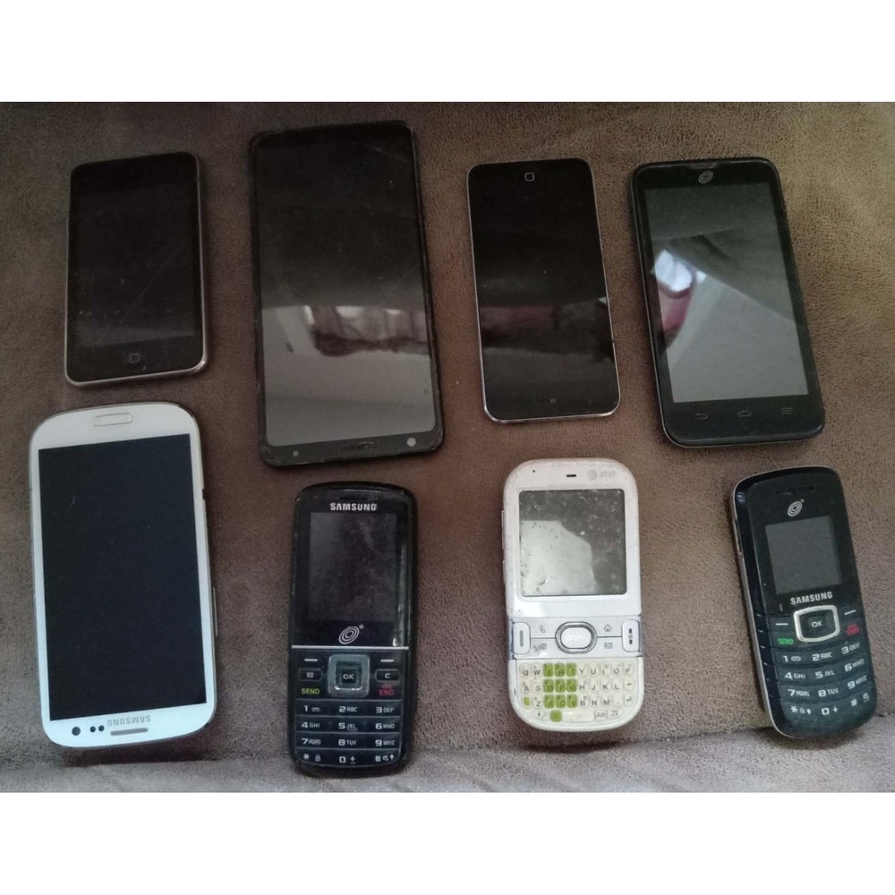 8 Mixed Cell Phone Lot #3 Parts ONLY